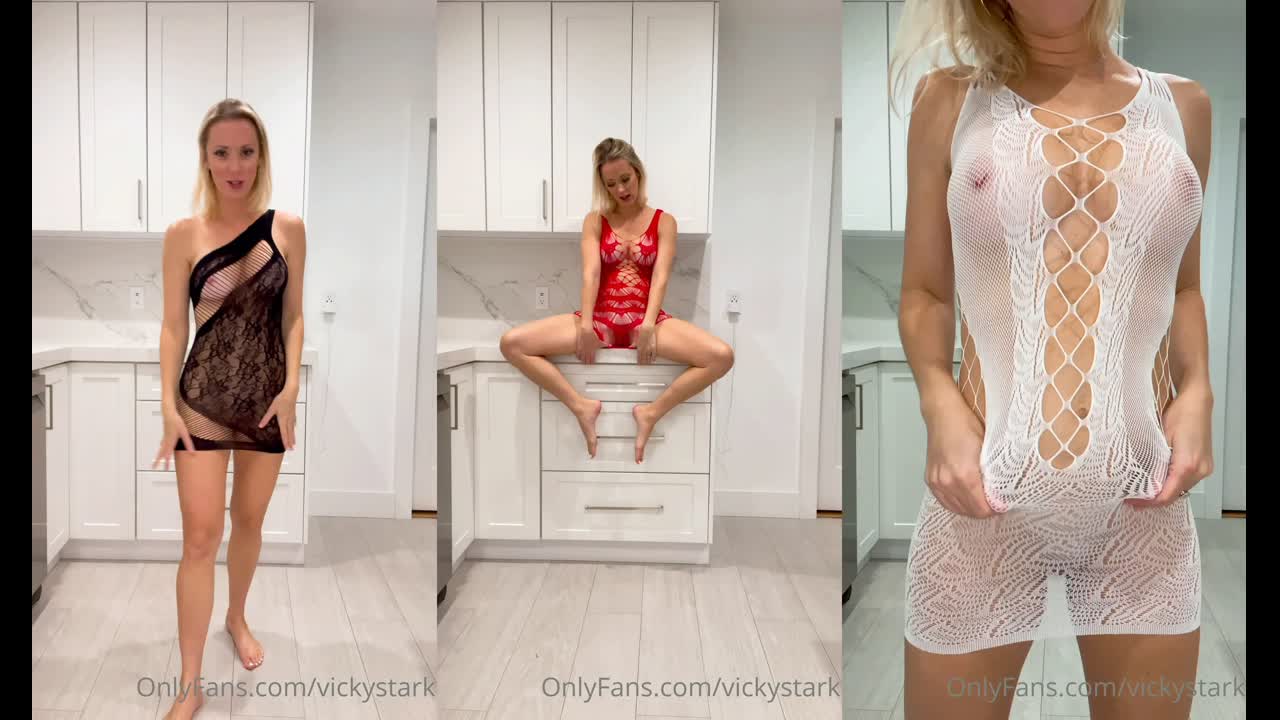 Vicky Stark Nude Sheer Dresses Try On Onlyfans Leaked Onlyfans Porn Video