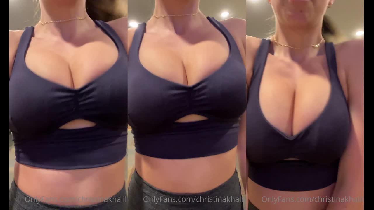 Christina Khalil Boob Bouncing Leaked Onlyfans Porn Video