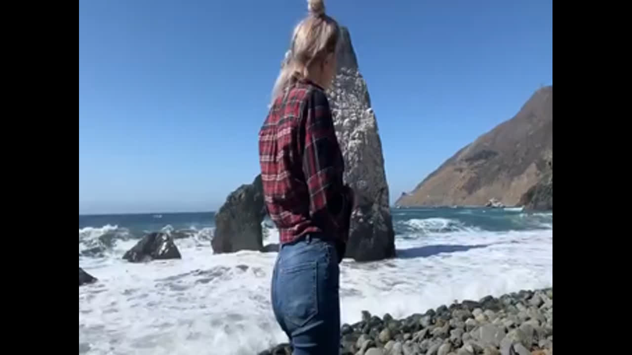 Eva Elfie Beach Sex Tape Leaked Onlyfans Porn Video