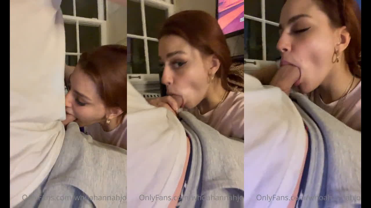 Hannah Jo Getting Blowjob While Gaming Leaked Onlyfans Porn Video