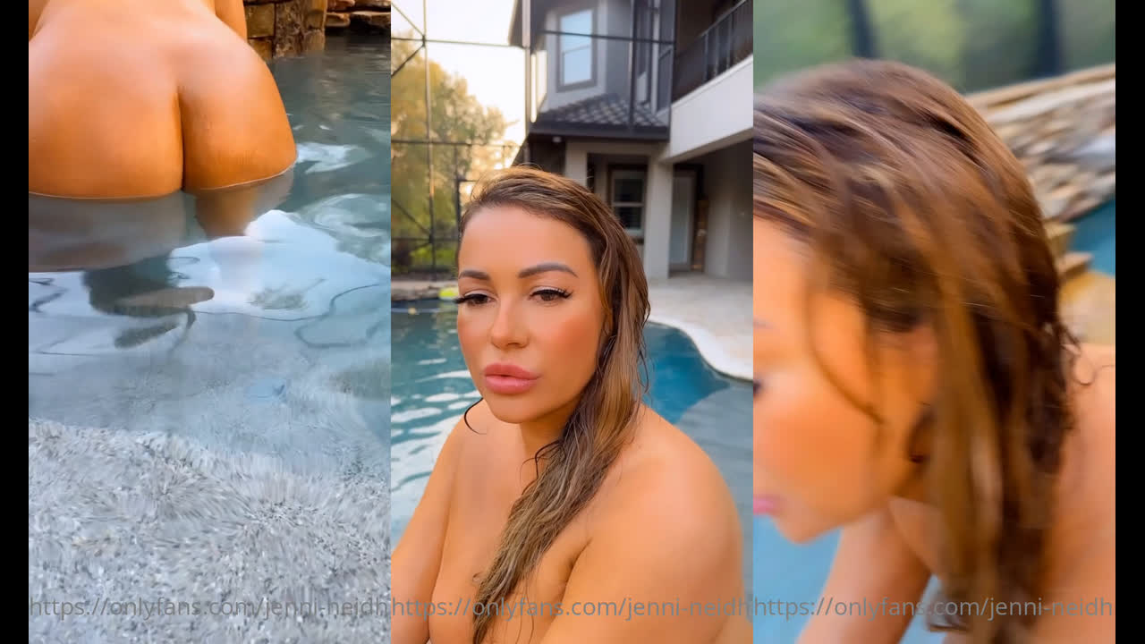 Jenni Neidhart Nude Swimming Pool Tease Porn Leaked Onlyfans Porn Video