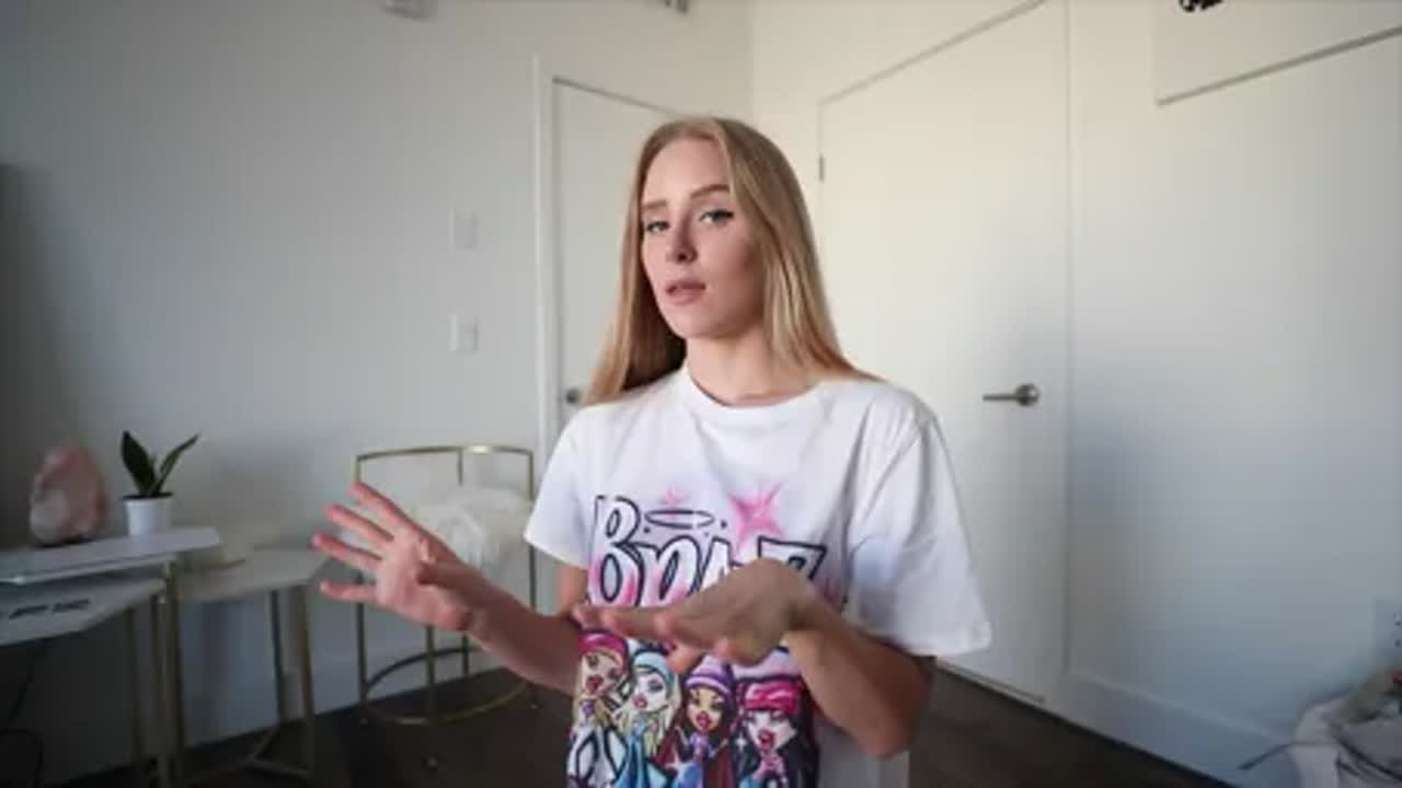 Caroline Zalog Covering Myself With Random Leaked Onlyfans Porn Video