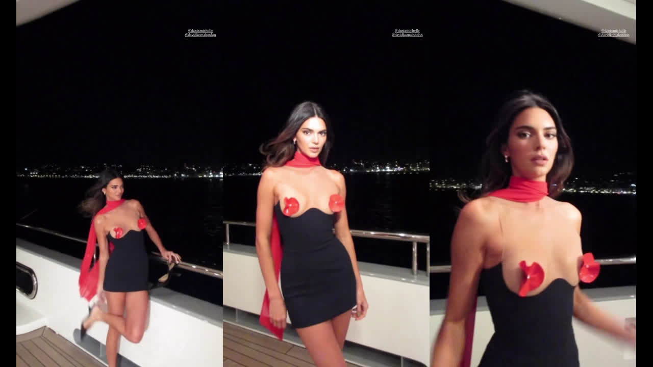 Kendall Jenner Pasties Dress Candid Leaked Onlyfans Porn Video