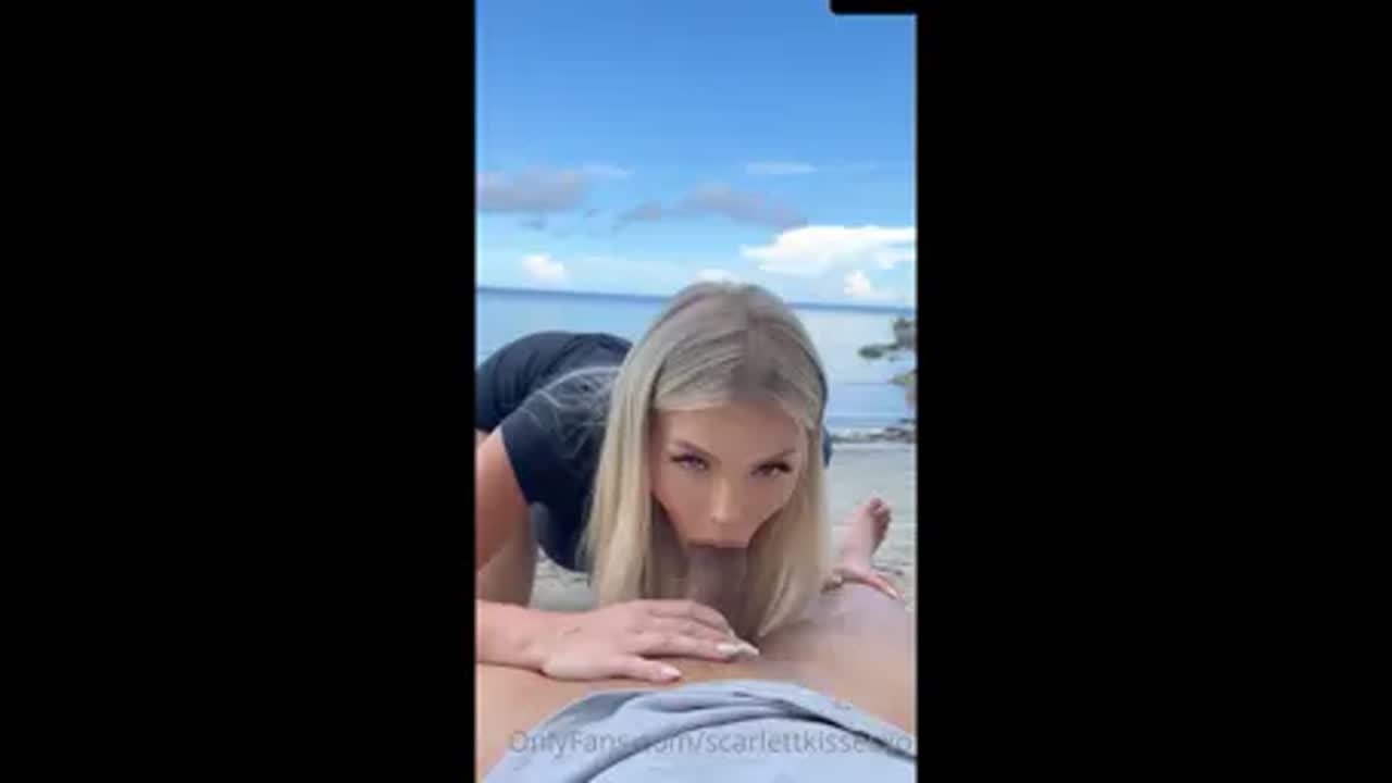 Scarlettkissesxo Beach Sex Tape Leaked Onlyfans Porn Video
