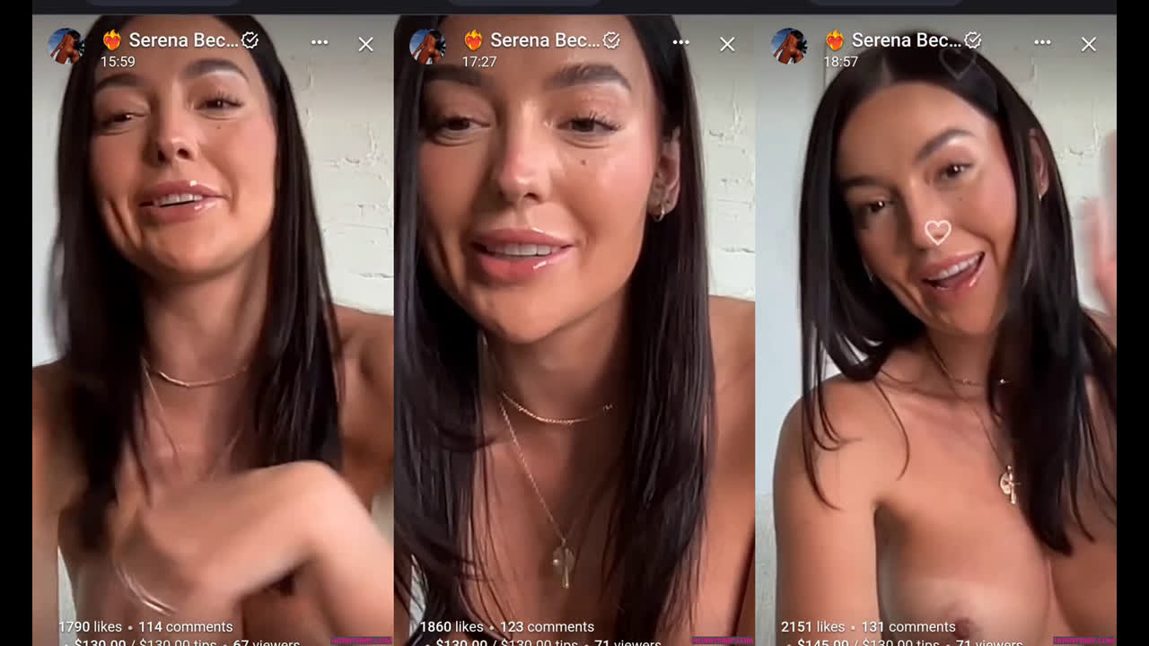 Serena Becker Nude Dirty Talk Live Stream Leaked Onlyfans Porn Video