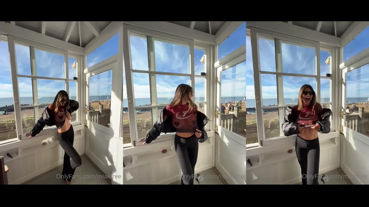 Mia Khalifa Pasties Public Flashing Leaked Onlyfans Porn Video