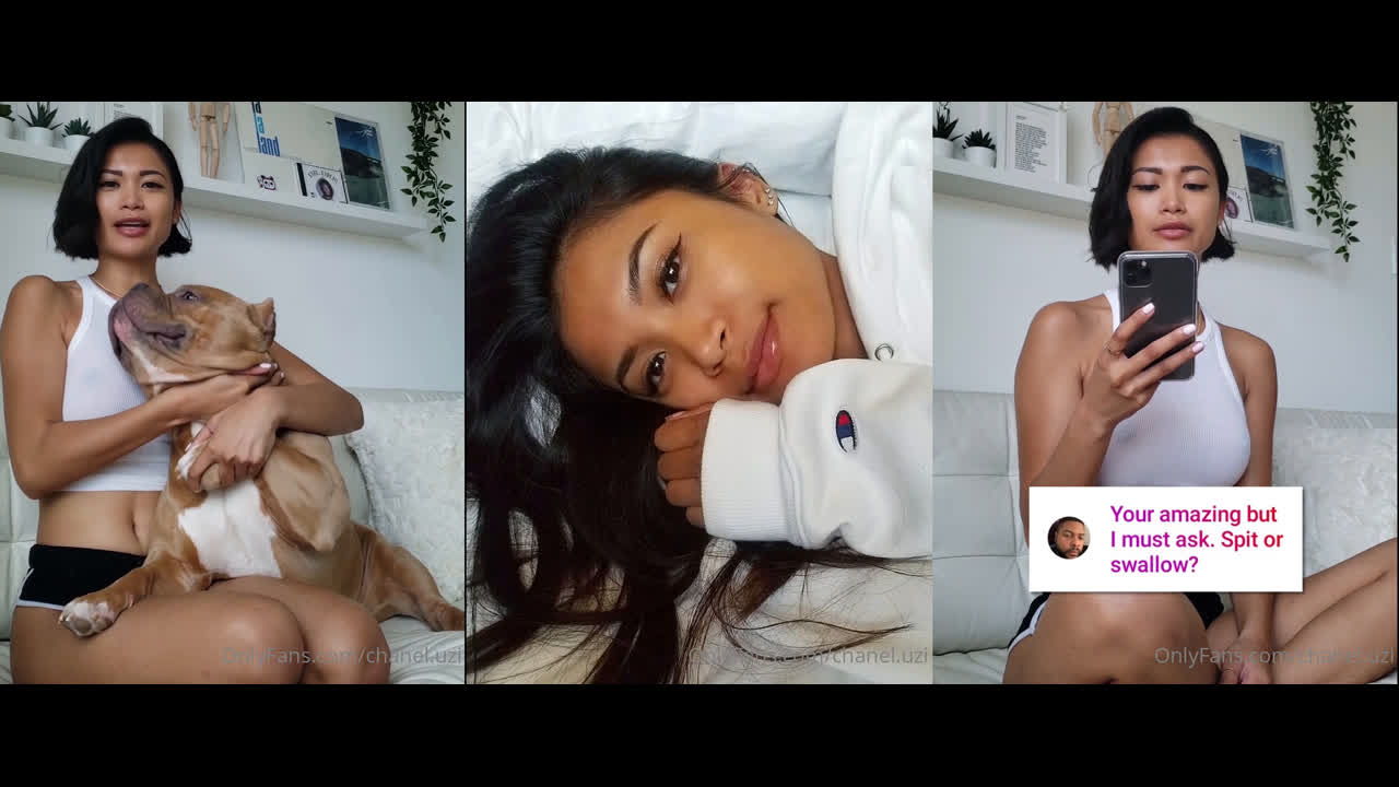 Chanel Uzi Nude Reacting With Fans Leaked Onlyfans Porn Video