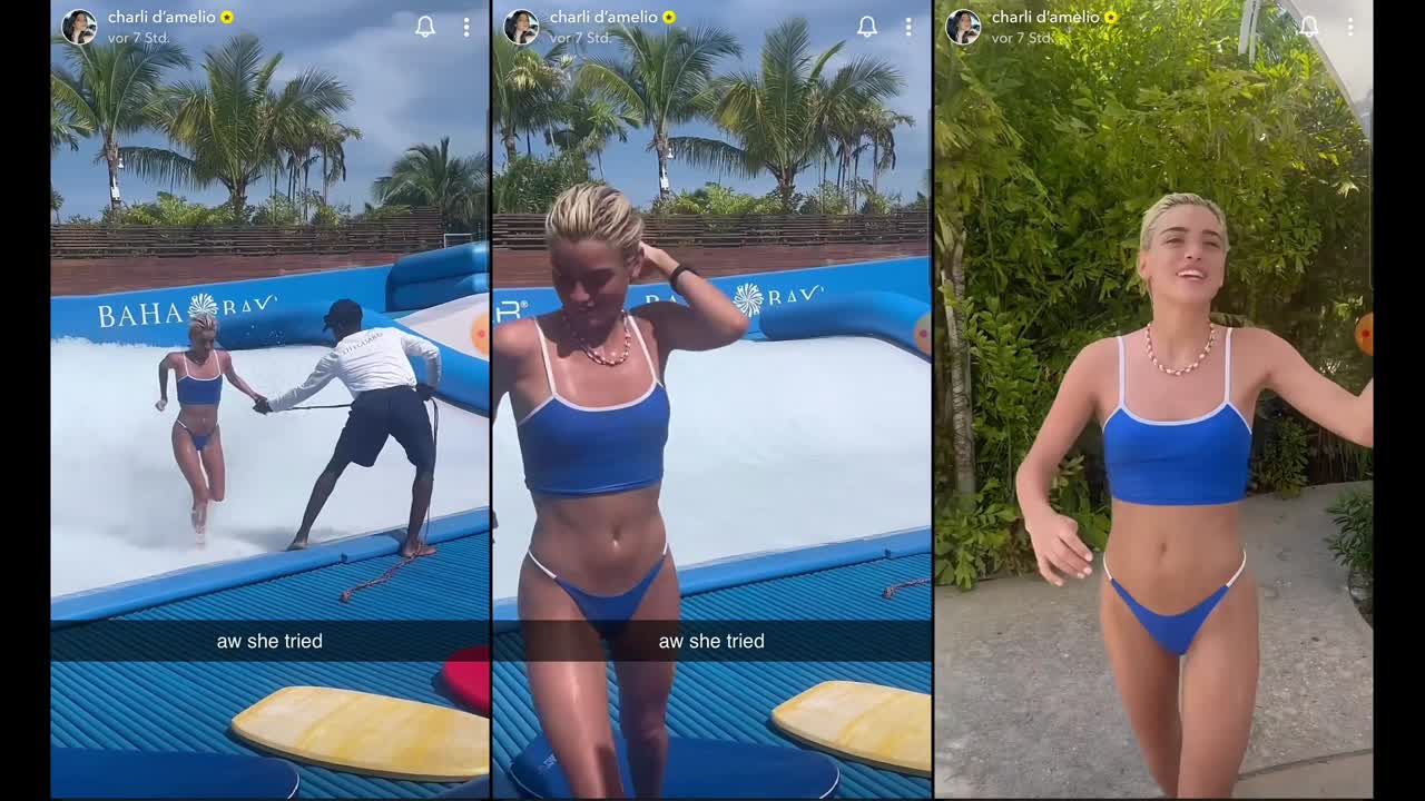 Dixie Damelio Bikini Surf Pool Leaked Onlyfans Porn Video