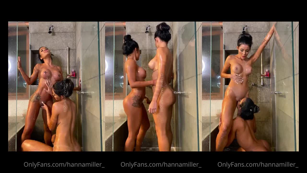 Hanna Miller Lesbian With Andrea Montoya Nude Shower Leaked Onlyfans Porn Video
