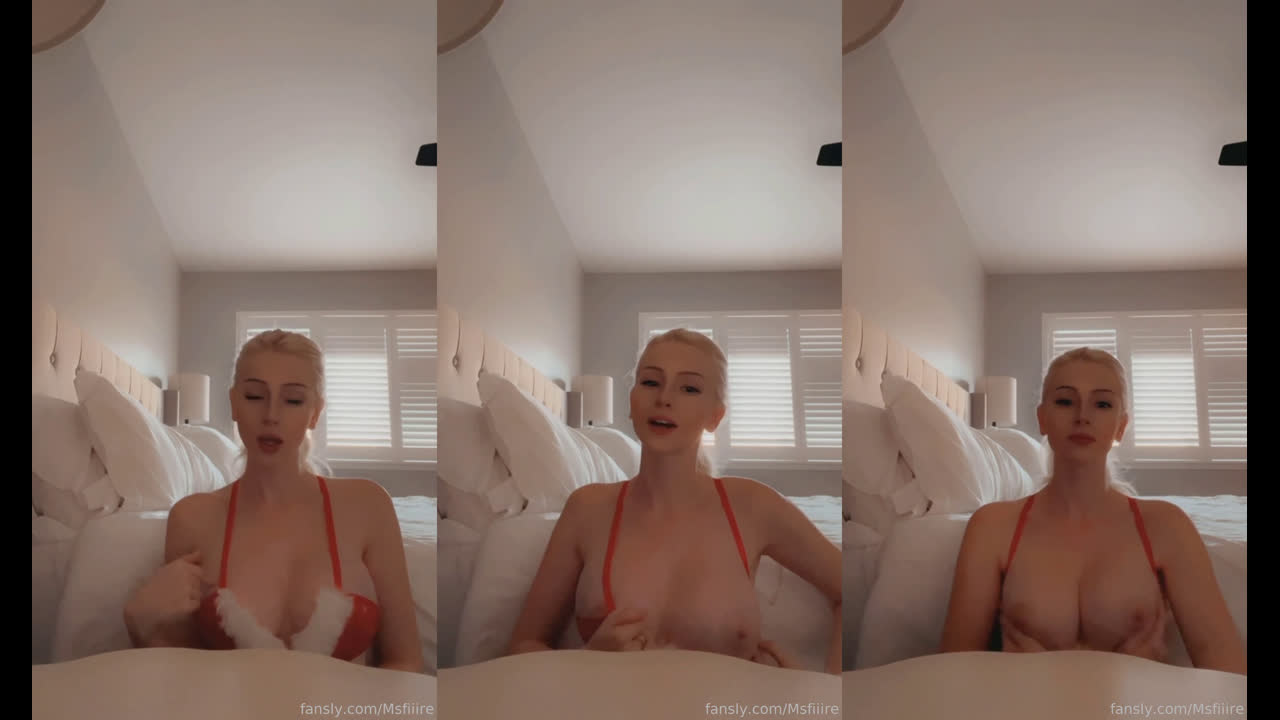Msfiiire Nude Boobs Christmas Fansly Leaked Onlyfans Porn Video