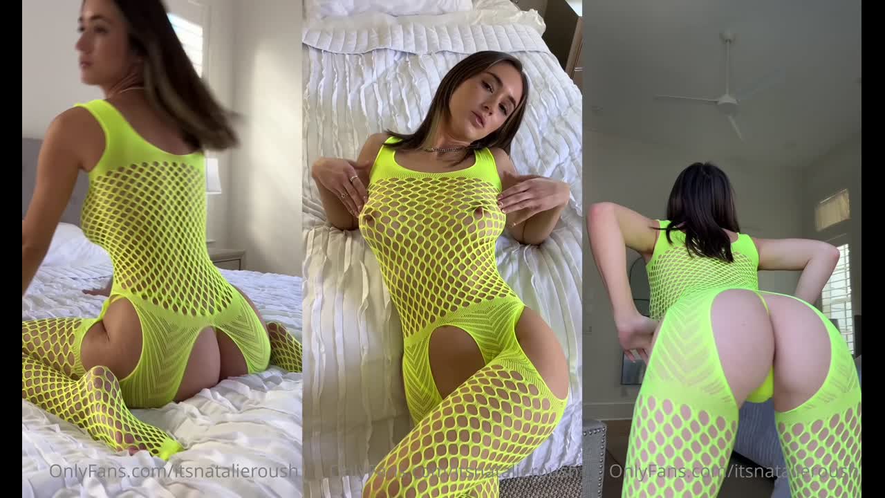 Natalie Roush Nude Mesh Fishnet PPV Leaked Onlyfans Porn Video