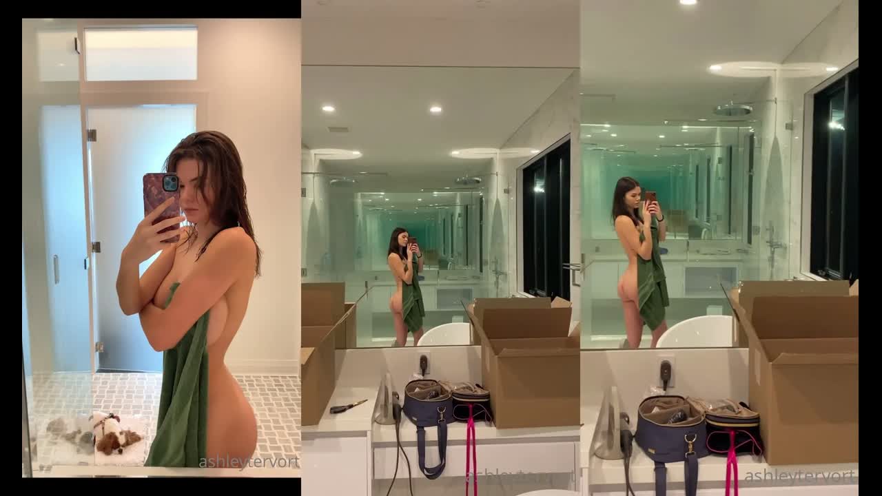 Ashley Tervort Nude Bathroom Selfie Leaked Onlyfans Porn Video